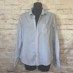 Frank & Eileen Barry Small Floral Button Down Top